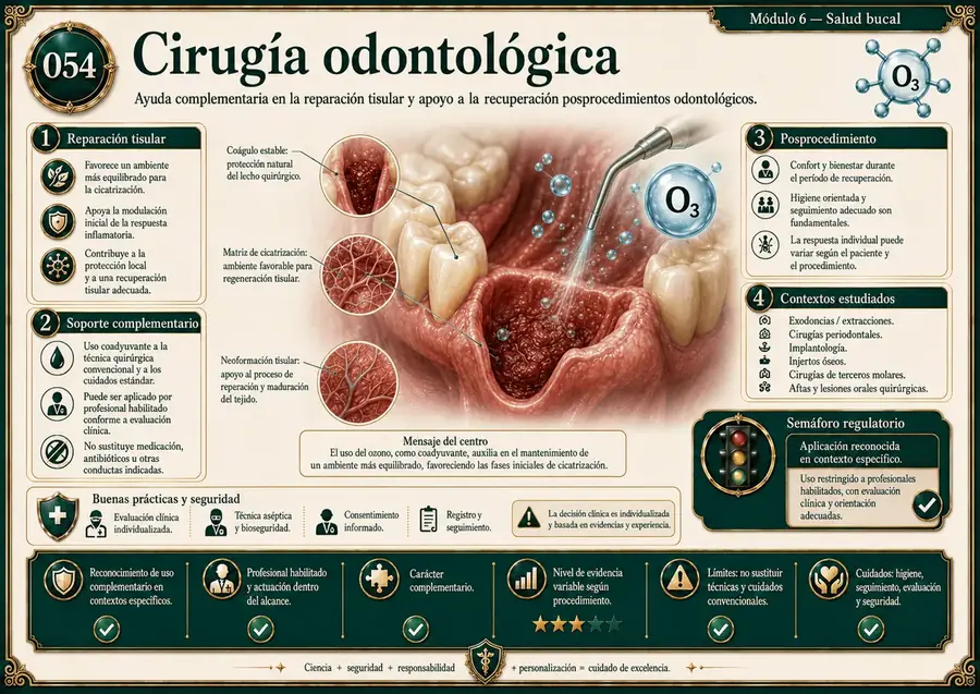 Ejemplo de mapa visual de la Biblioteca Visual de la Ozonoterapia