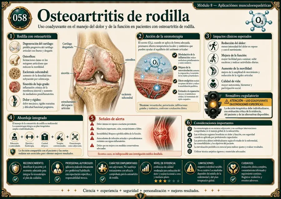 Ejemplo de mapa visual de la Biblioteca Visual de la Ozonoterapia